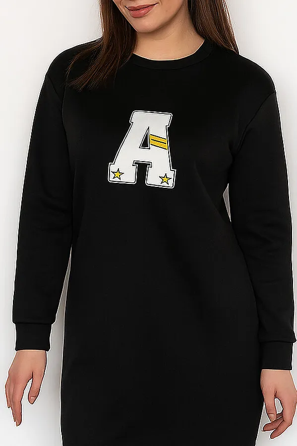 Туника 2004 НАТАЛИ, черный - фото 2