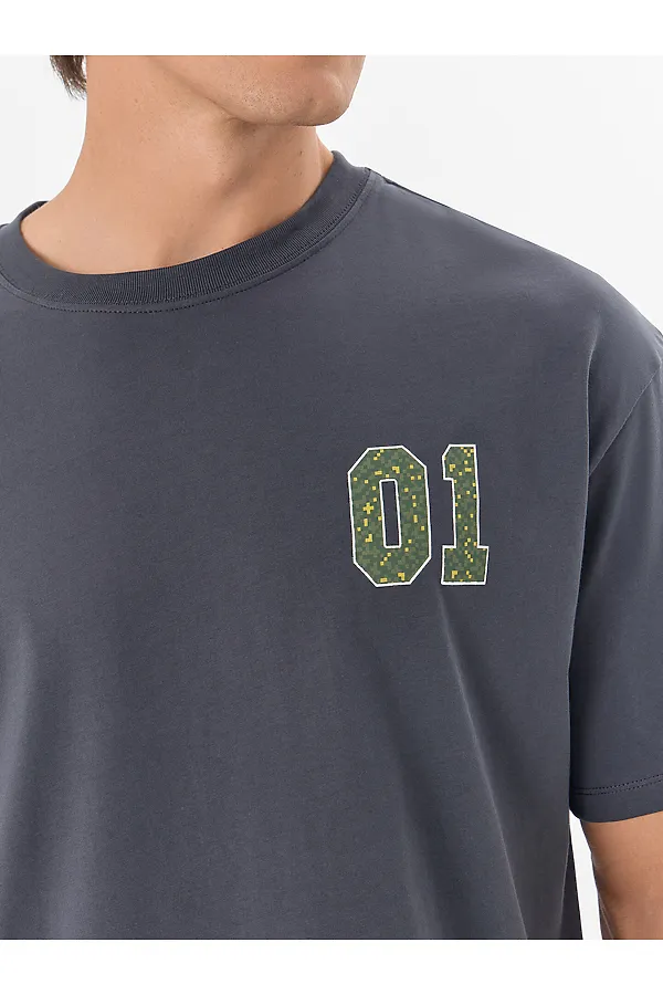 Футболка мужская MARK FORMELLE, графит +печать4 - фото 2