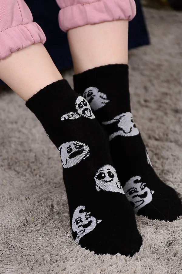 Носки детские Привидение (набор 3 пары) НАТАЛИ, белый, серый, черный - фото 2