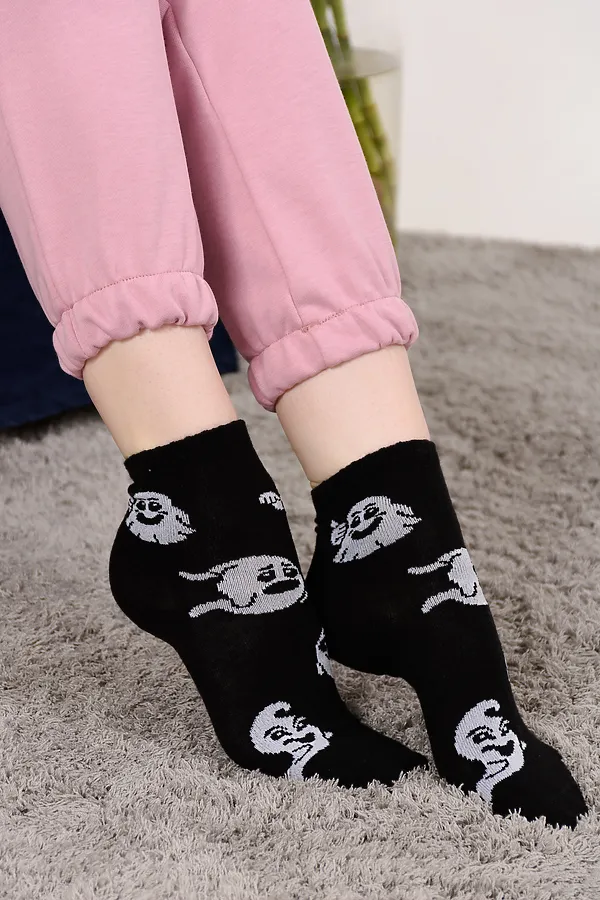 Носки детские Привидение (набор 3 пары) НАТАЛИ, белый, серый, черный - фото 2