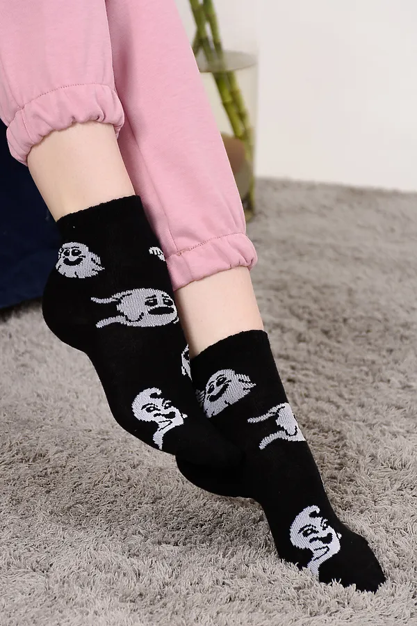 Носки детские Привидение (набор 3 пары) НАТАЛИ, белый, серый, черный - фото 2