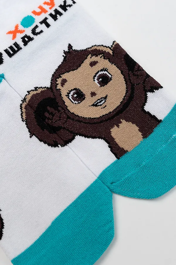 Детские носки стандарт Ушастик НАТАЛИ, белый - фото 2