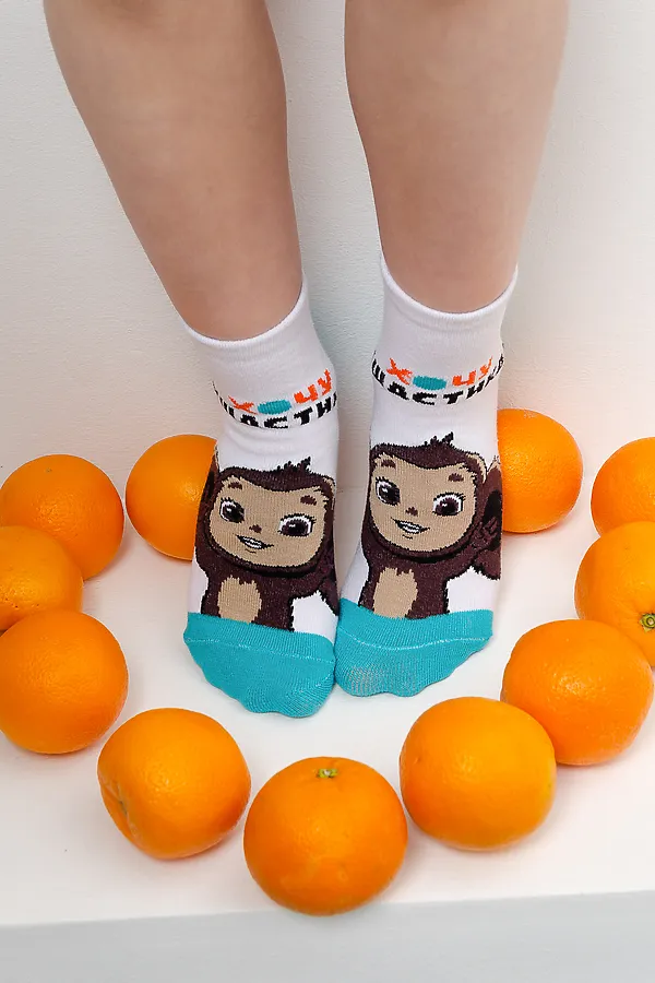 Детские носки стандарт Ушастик НАТАЛИ, белый - фото 2