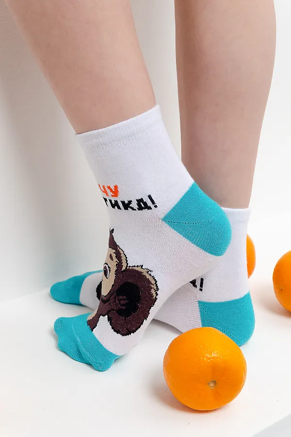 Детские носки стандарт Ушастик НАТАЛИ, белый - фото 2