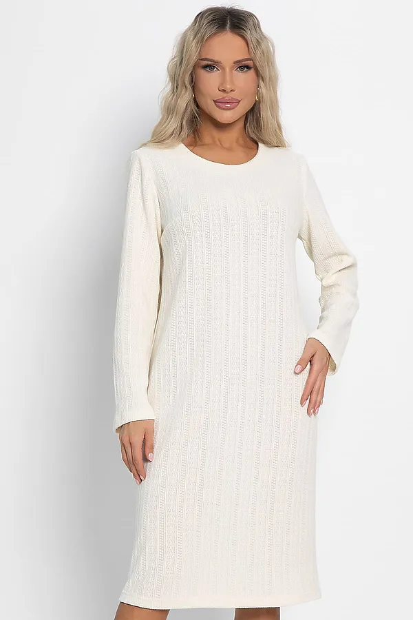 Платье трикотажное Портофино LADY TAIGA, молочное - фото 2