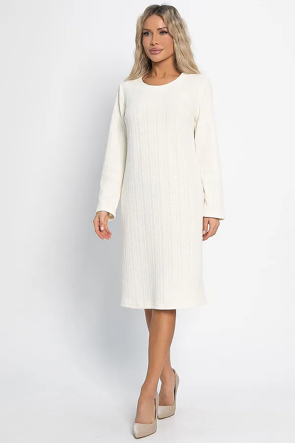Платье трикотажное Портофино LADY TAIGA, молочное - фото 2