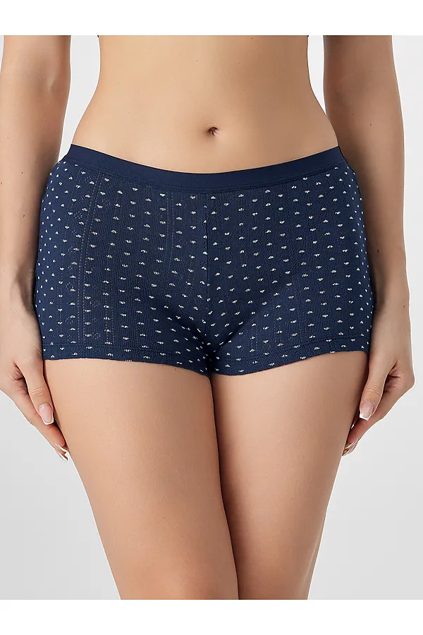 Трусы женские MARK FORMELLE, сердечки на синем - фото 2