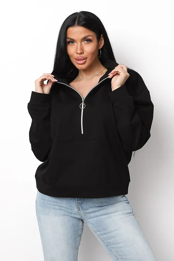 Толстовка ХЗ01 НАТАЛИ, черный - фото 2