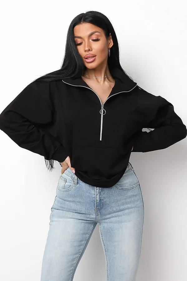 Толстовка ХЗ01 НАТАЛИ, черный - фото 2