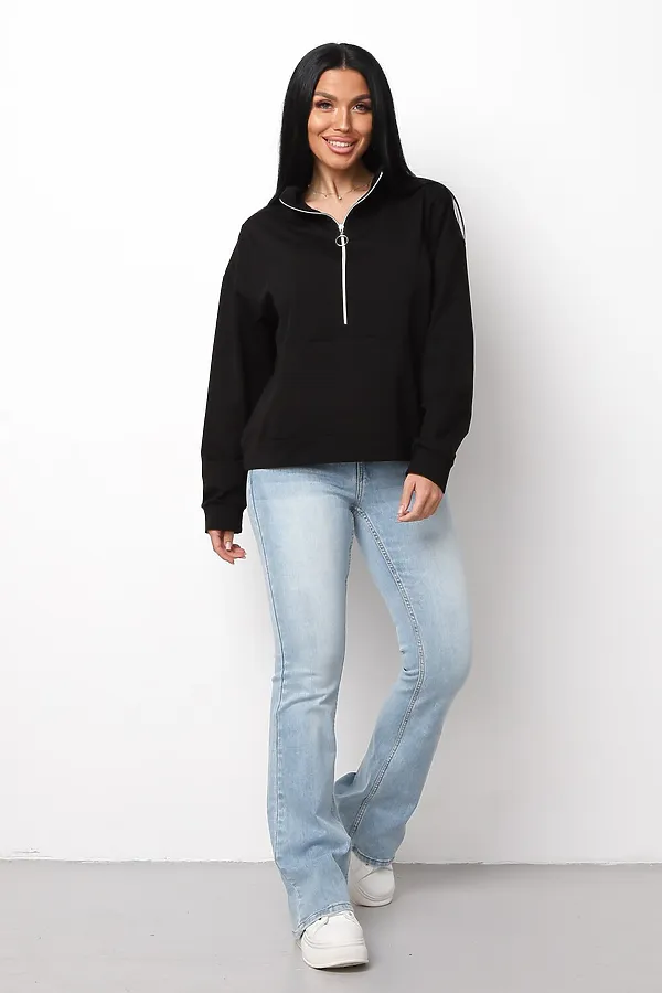 Толстовка ХЗ01 НАТАЛИ, черный - фото 2