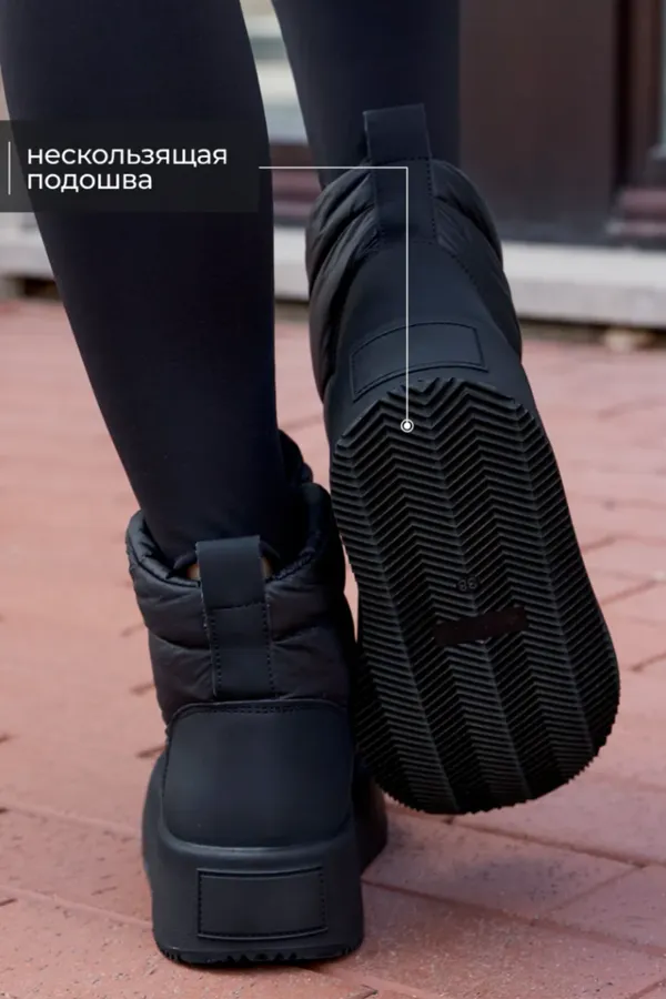 Дутики зимние Дутики_черные_молния НАТАЛИ, черный - фото 2