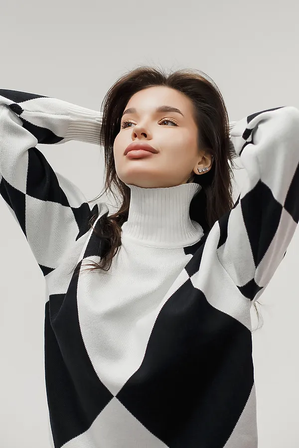 Костюм с брюками Вязаный с брюками НАТАЛИ, черный - фото 2