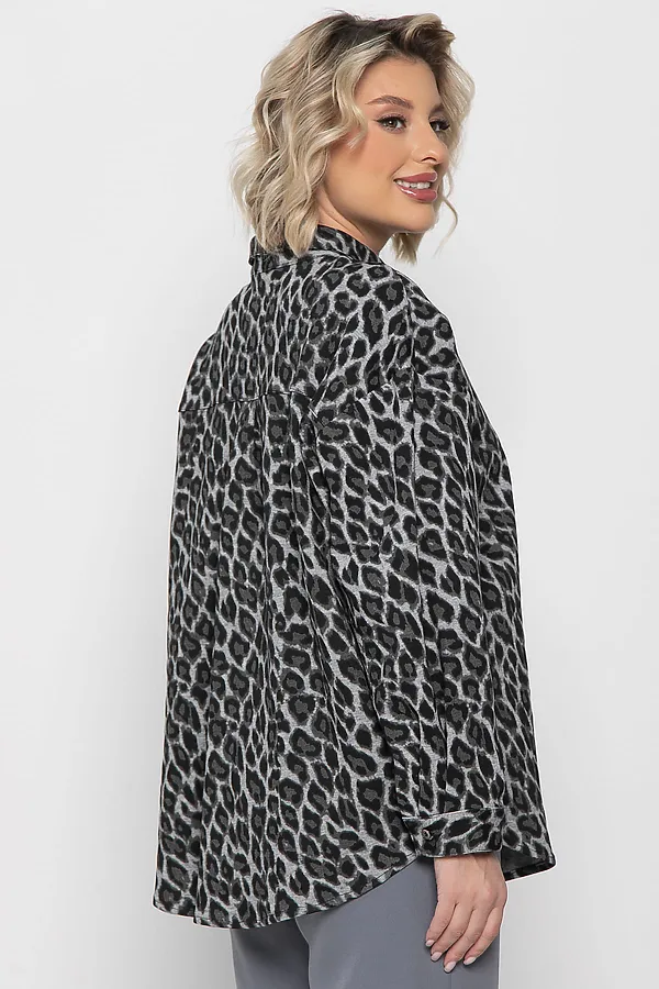 Рубашка Дарлин LADY TAIGA, серо-черная - фото 2