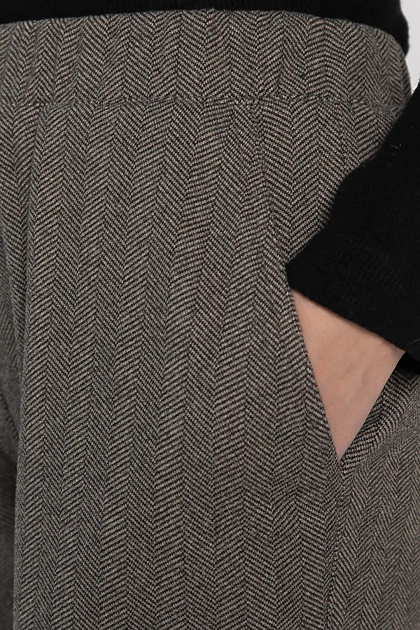 Брюки зауженные Диксон LADY TAIGA, коричневые - фото 2