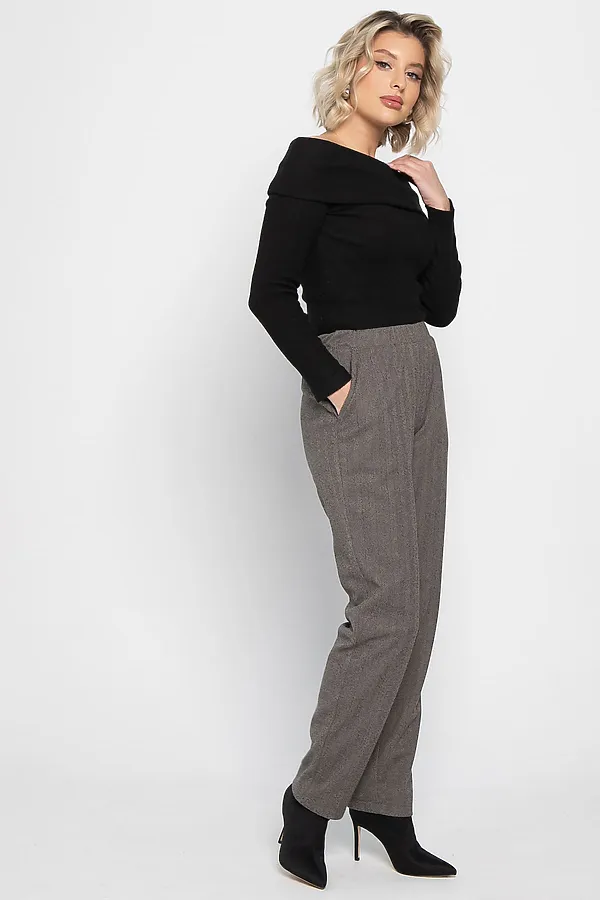 Брюки зауженные Диксон LADY TAIGA, коричневые - фото 2