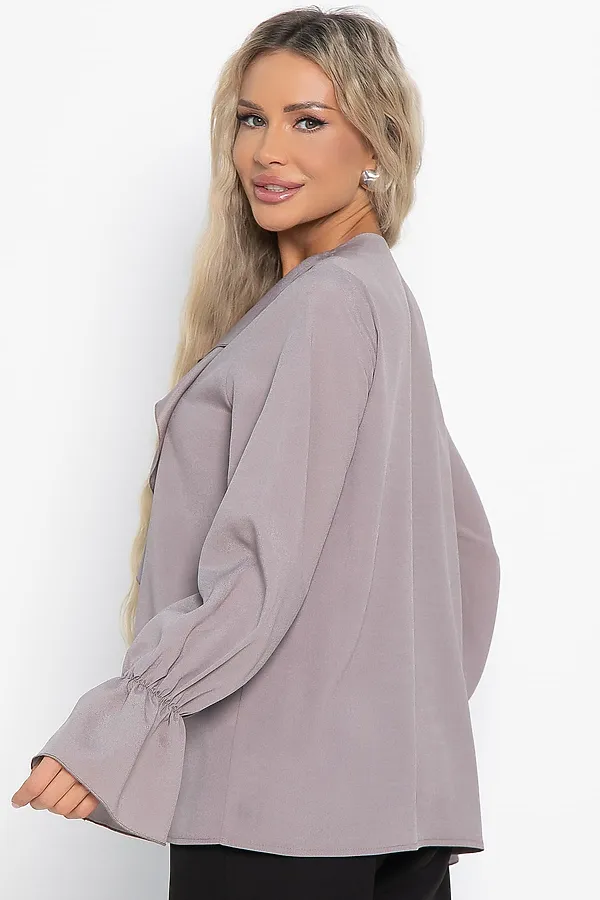   Блуза шифоновая Вэнси LADY TAIGA, бежевая - фото 2