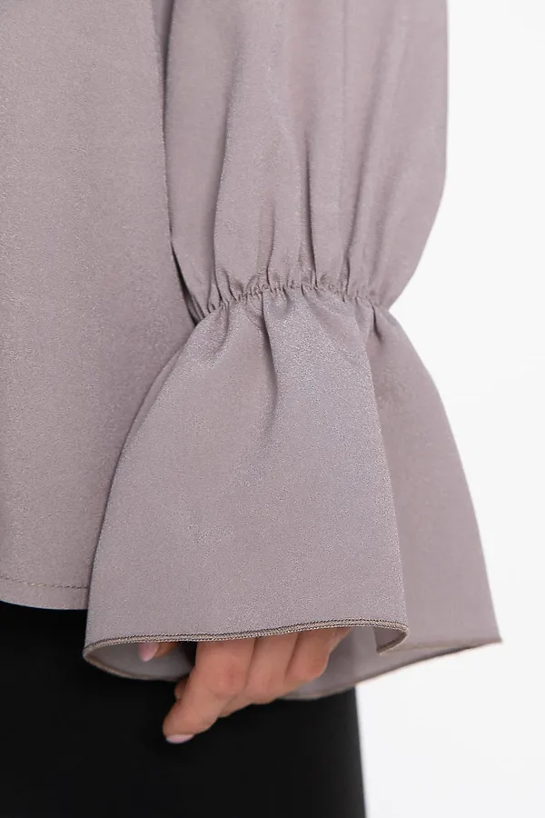   Блуза шифоновая Вэнси LADY TAIGA, бежевая - фото 2