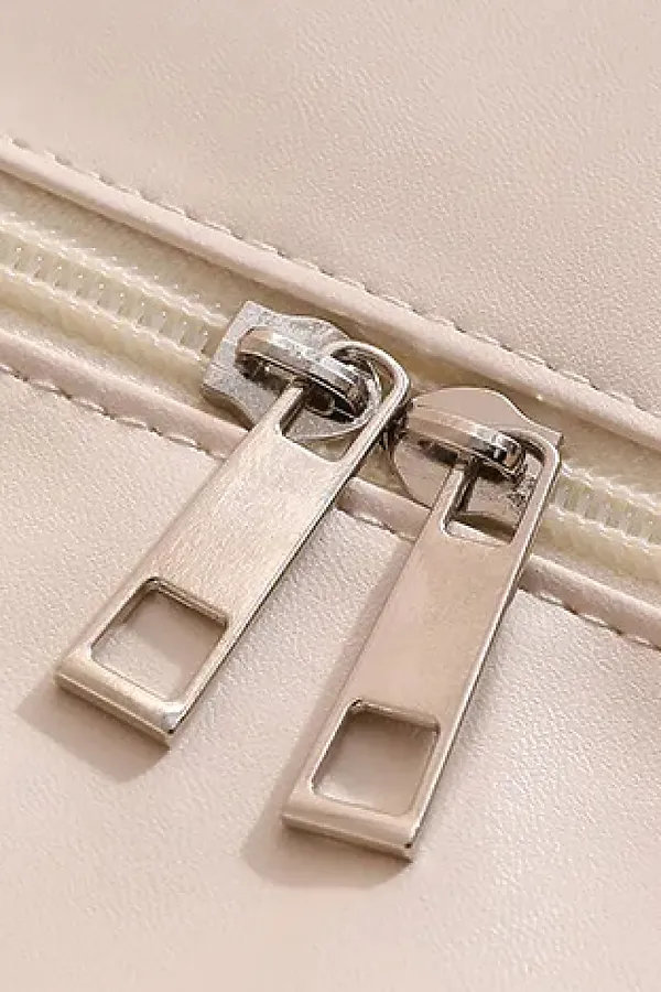 Kristaller Сумка-косметичка унисекс прозрачная с отделением для обуви, бежевый KRISTALLER, бежевый - фото 2