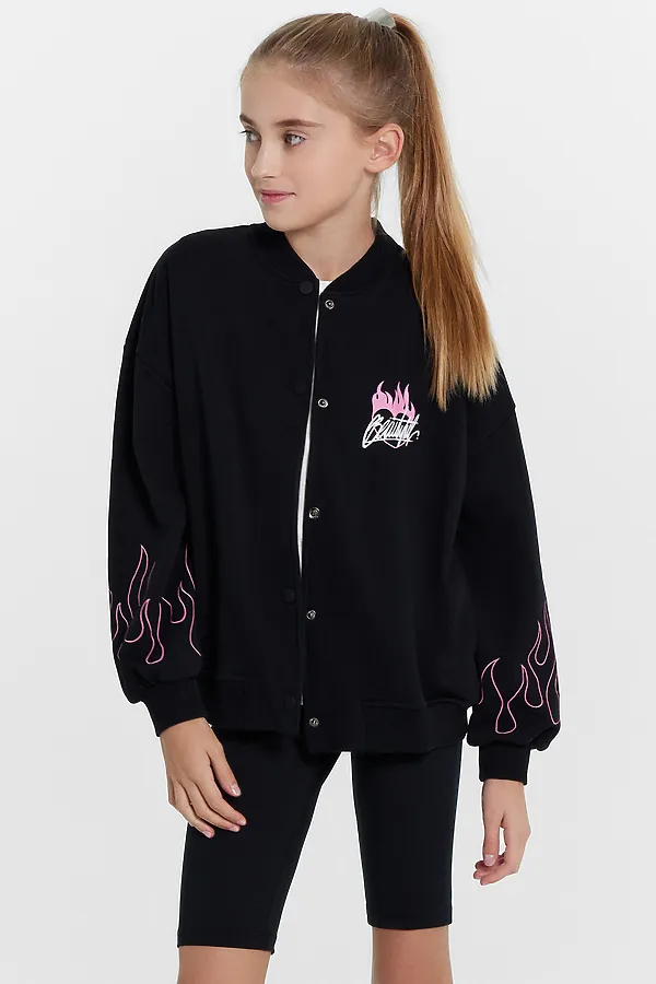 Шорты для девочек MARK FORMELLE, черный - фото 2