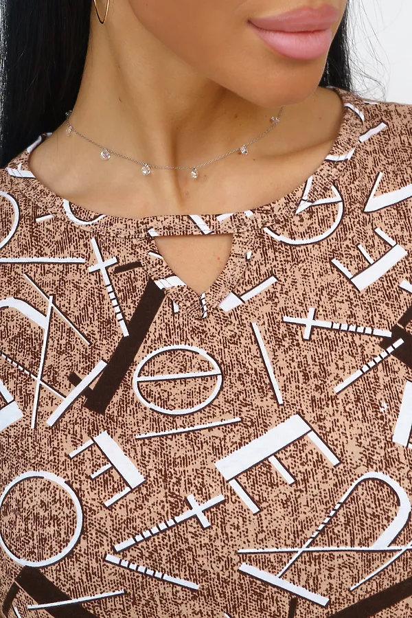 Туника Невада НАТАЛИ, бежевый - фото 2