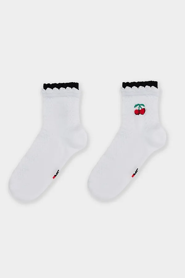 Носки женские MARK FORMELLE, белый - фото 2