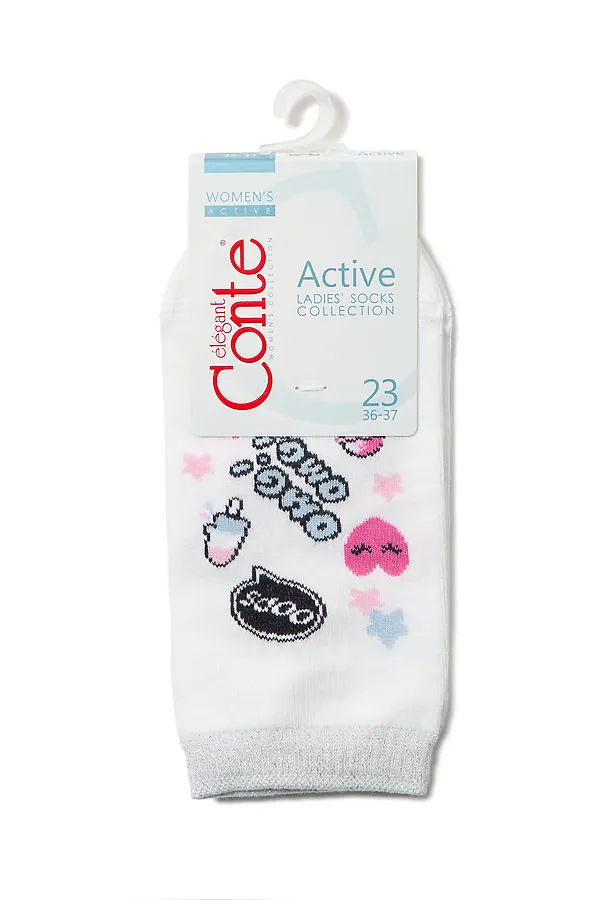 Носки CONTE ELEGANT, white - фото 2