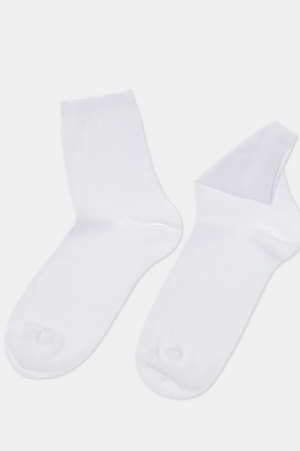 CONTE Хлопковые носки CLASSIC CONTE ELEGANT, white - фото 2
