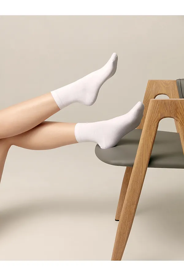 CONTE Хлопковые носки CLASSIC CONTE ELEGANT, white - фото 2