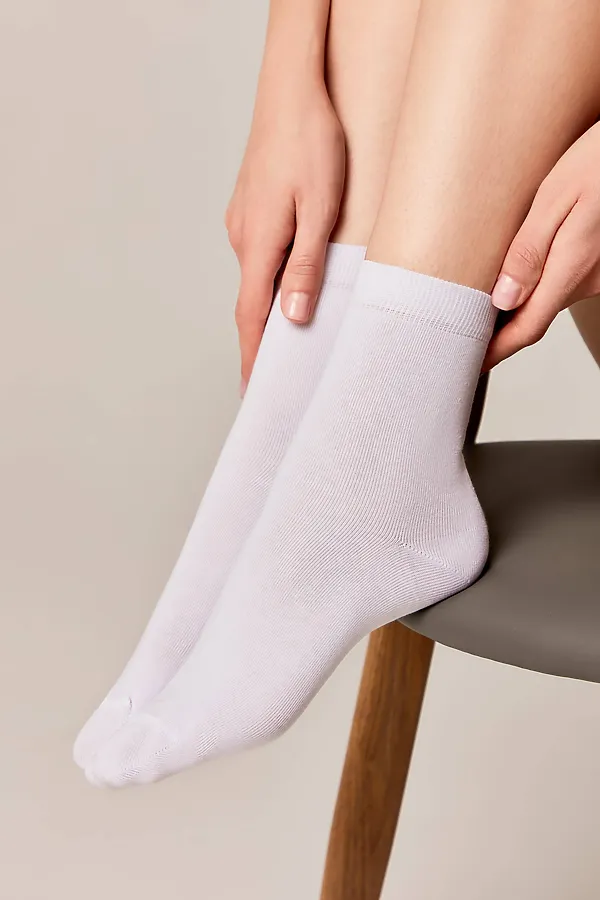 CONTE Хлопковые носки CLASSIC CONTE ELEGANT, white - фото 2