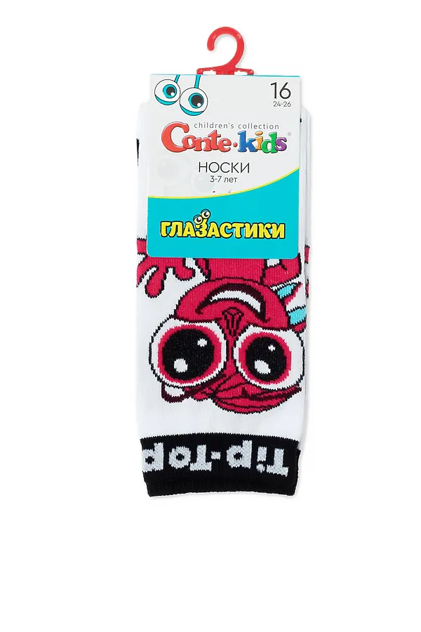 Conte-kids Носки детские «Глазастики» CONTE KIDS, white - фото 2