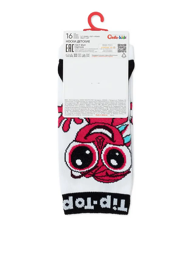 Conte-kids Носки детские «Глазастики» CONTE KIDS, white - фото 2