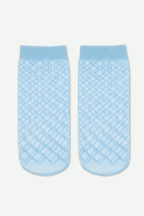 CONTE FANTASY Носки в крупные ромбы CONTE ELEGANT, light grey - фото 2