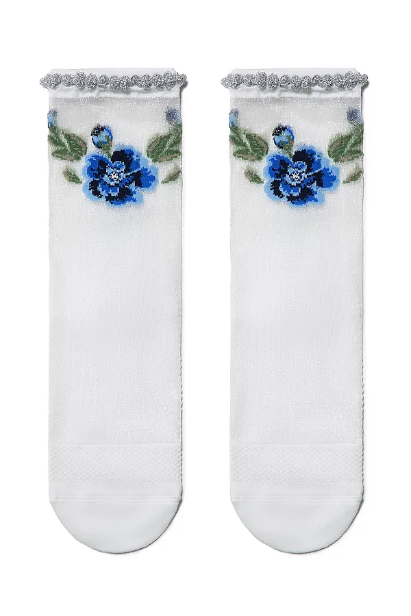 CONTE FANTASY (с пикотом из люрекса) CONTE ELEGANT, white - фото 2