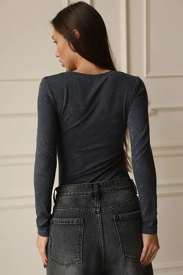 Лонгслив повседневный skims НАТАЛИ, варенка - фото 2