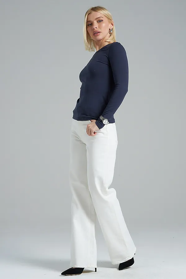 Лонгслив повседневный skims НАТАЛИ, антрацитовый - фото 2