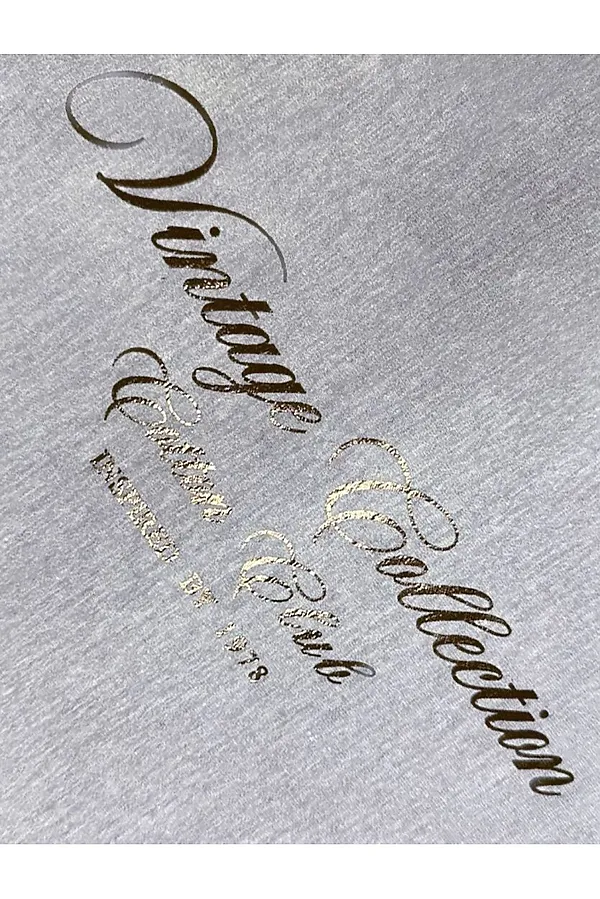 Свитшот с лампасами и разрезами из эластичного футера двухнитки без начеса VILATTE, св.серый меланж_cotton club - фото 2