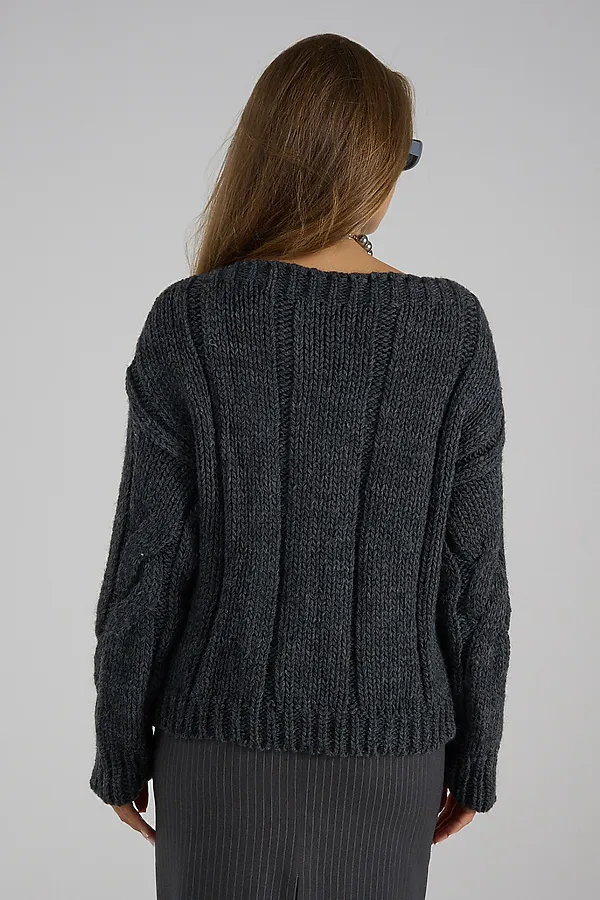 Джемпер Кристина НАТАЛИ, темно-серый - фото 2