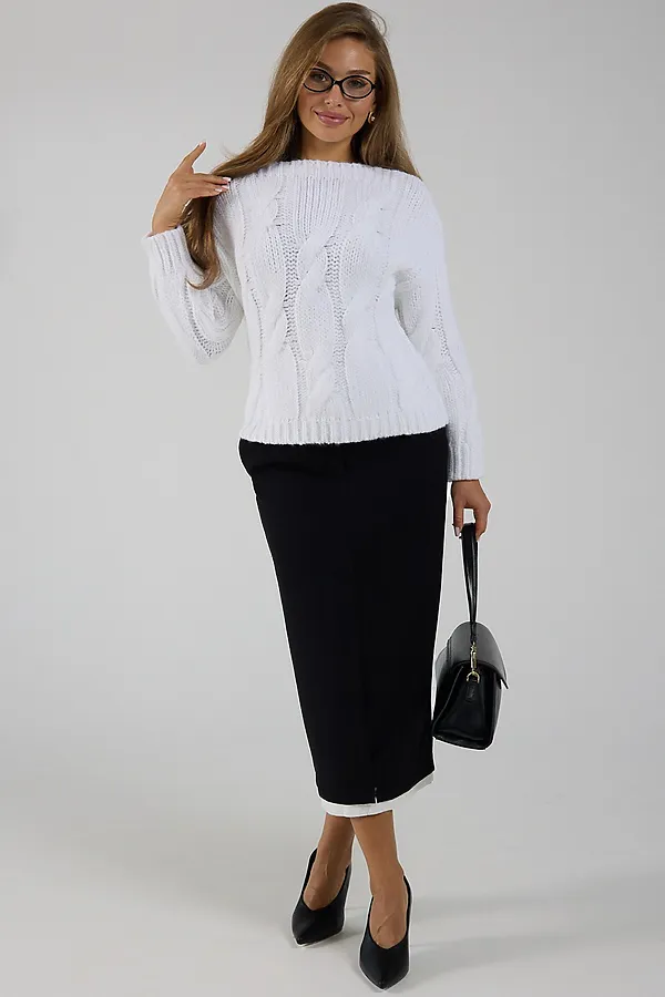 Джемпер Кристина НАТАЛИ, белый - фото 2