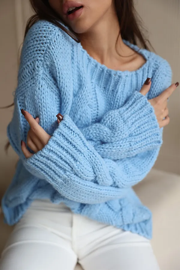 Джемпер Кристина НАТАЛИ, голубой - фото 2