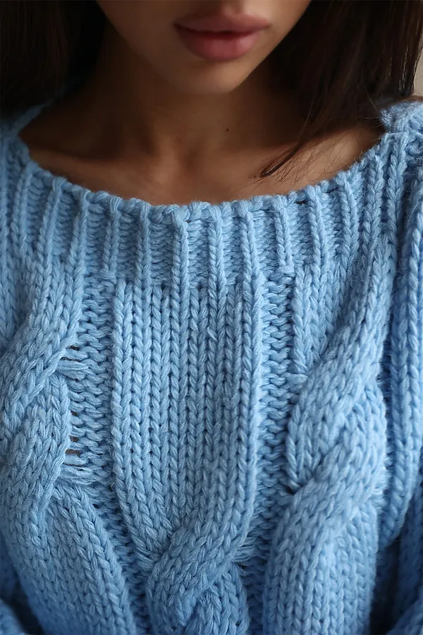 Джемпер Кристина НАТАЛИ, голубой - фото 2