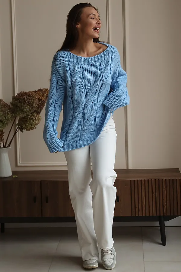 Джемпер Кристина НАТАЛИ, голубой - фото 2