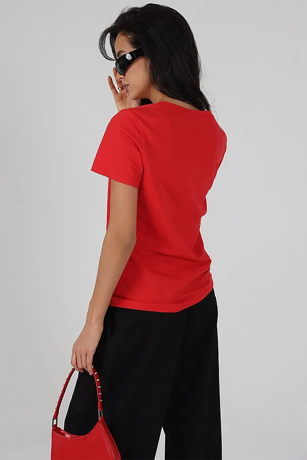 Футболка 15 НАТАЛИ, красный - фото 2