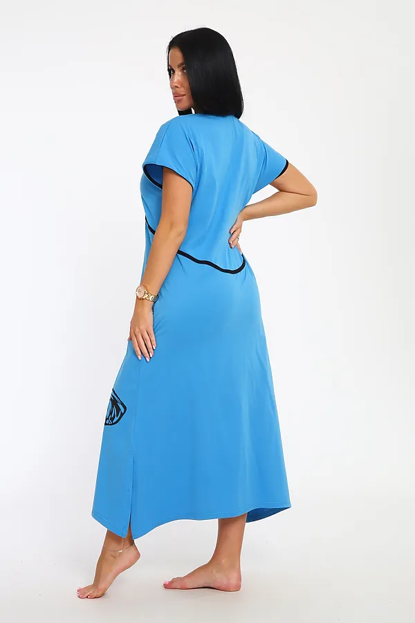 Халат Tropic НАТАЛИ, голубой - фото 2