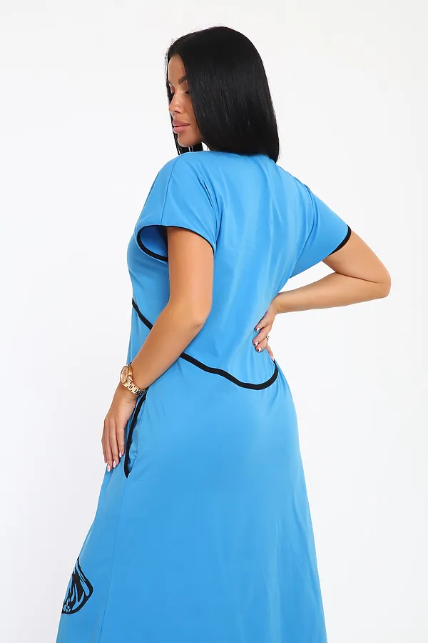 Халат Tropic НАТАЛИ, голубой - фото 2