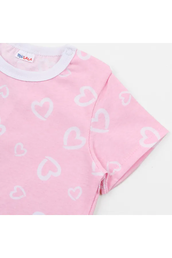 Футболка кулирка YOULALA, розовый - фото 2
