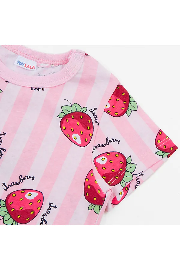 Футболка кулирка YOULALA, розовый - фото 2