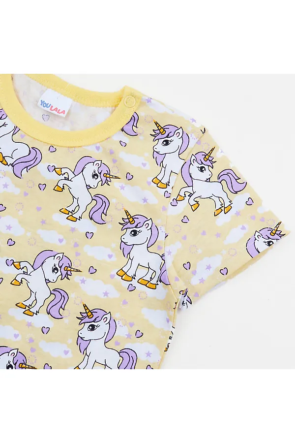 Футболка кулирка YOULALA, желтый - фото 2