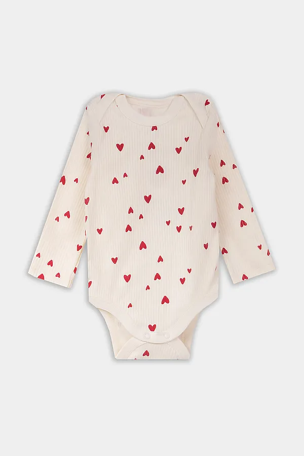 Боди детское (2шт.) MARK FORMELLE, сердечки на молочном +бантики на розовой сказке - фото 2