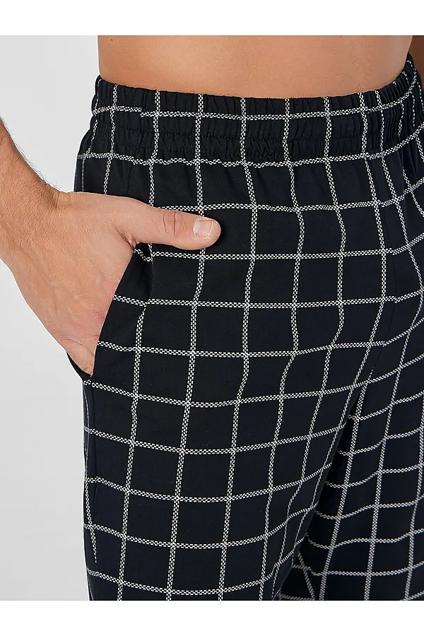 Шорты мужские MARK FORMELLE, клетка на черном - фото 2