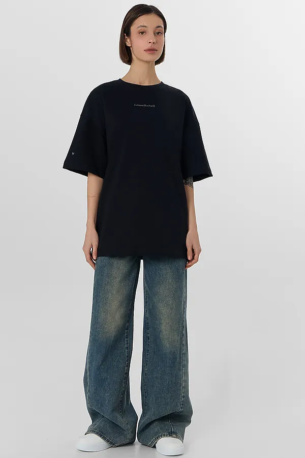 Футболка женская MARK FORMELLE, черный +печать13 - фото 2